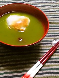 甘すぎない♡抹茶ぜんざい-レシピのメイン写真