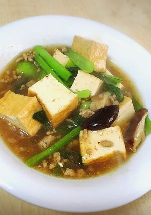 干し椎茸でほっこり厚揚げあんかけ*-レシピのメイン写真