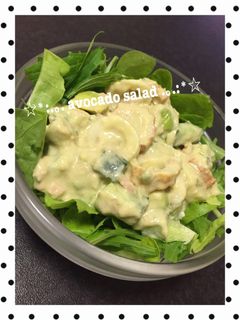 大好きな食べ方♡アボカドわさマヨサラダ-レシピのメイン写真