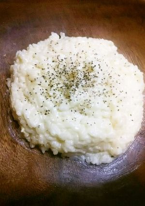 簡単！10分で出来るミルクチーズ雑炊♪-レシピのメイン写真