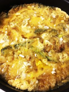 簡単!残った天ぷらリメイク❃卵とじ丼♪-レシピのメイン写真