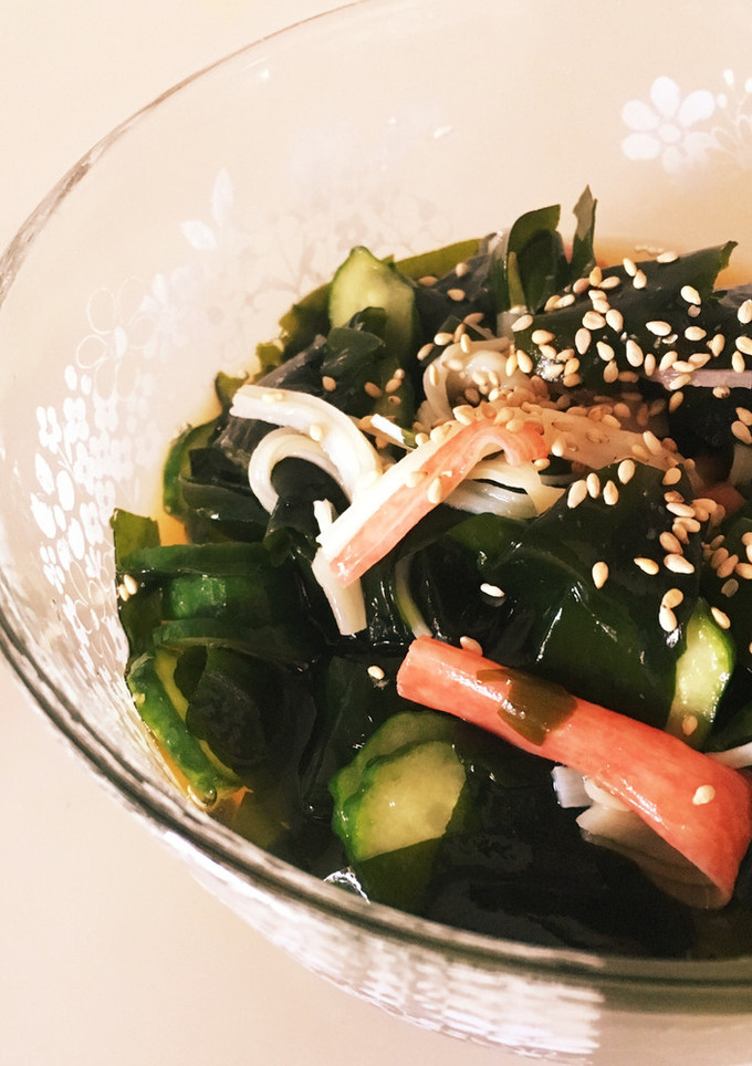 やみつきワカメの酢の物〜♫-レシピのメイン写真