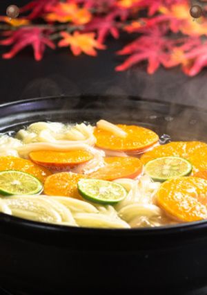 みかん釜上げうどん-レシピのメイン写真