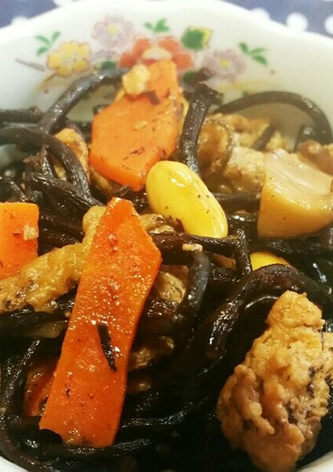 大豆とひじきの煮た煮た～っ(*^▽^)/-レシピのメイン写真