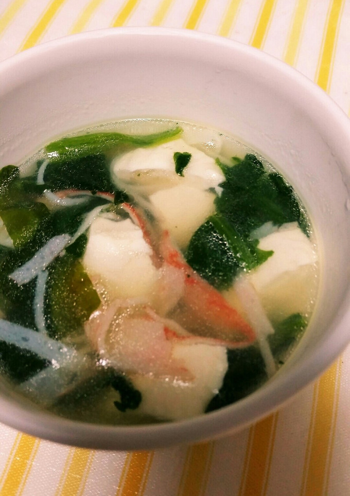 簡単★包丁いらずの中華スープ-レシピのメイン写真