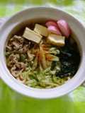 豚汁風！？味噌であったか鍋焼きうどん♪