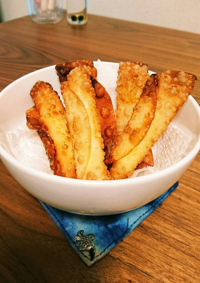 簡単すぎる！餃子の皮でdeお好み揚げ-レシピのメイン写真