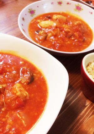 トマト缶♡超簡単チーズチキン煮込み♡-レシピのメイン写真