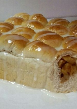 シナモン香る♪りんごのちぎりパン。-レシピのメイン写真