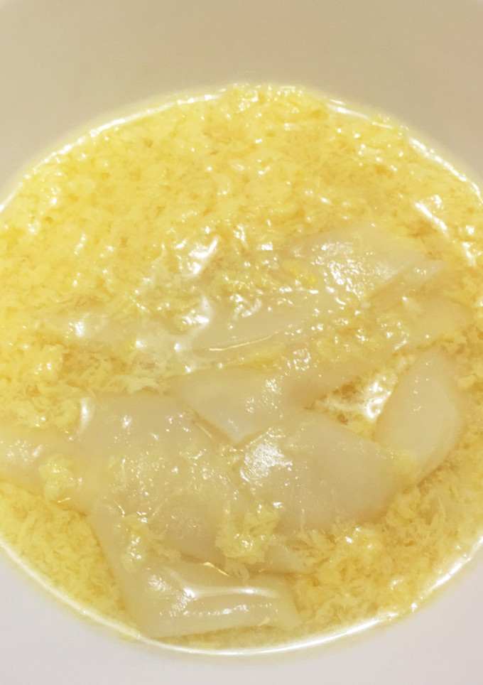 簡単 ふわふわ卵とひらひら麺の生姜スープ-レシピのメイン写真
