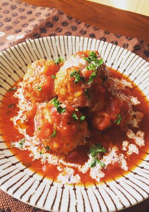 トマト煮込みイタリアンミートボール-レシピのメイン写真