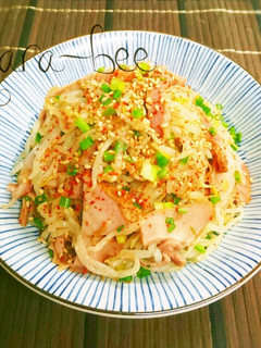 つまみに最高♡焼豚ともやしのネギ塩ナムル-レシピのメイン写真