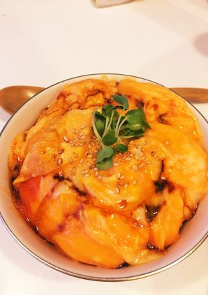簡単ランチや夜食に★トロっと半熟たまご丼-レシピのメイン写真