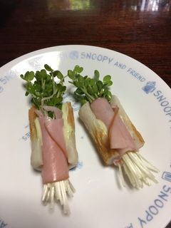 カイワレハムちくわ巻き-レシピのメイン写真