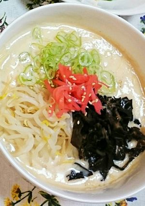 覚書用★豆腐スープde豚骨ラーメンもどき-レシピのメイン写真