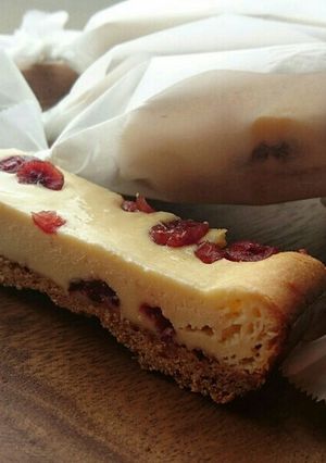 クランベリーチーズケーキ-レシピのメイン写真