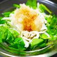 豆苗としらすの大根おろしポン酢がけ