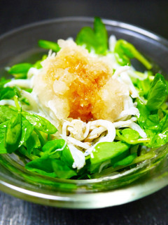 豆苗としらすの大根おろしポン酢がけ-レシピのメイン写真