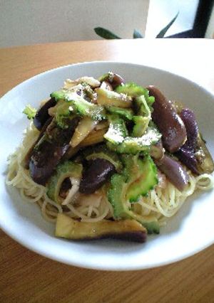 ゴーヤの冷製スパゲティ-レシピのメイン写真