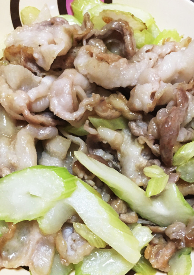 豚肉のセロリの簡単炒め物♡-レシピのメイン写真