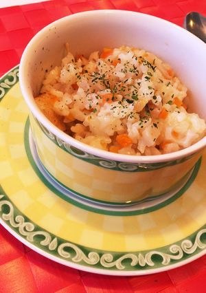 かける派☆一緒に炊くだけシチューリゾット-レシピのメイン写真
