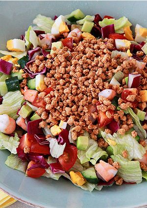 大豆のお肉のチョップドサラダ-レシピのメイン写真