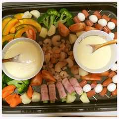 รูปของ ホットプレートで簡単チーズフォンデュ