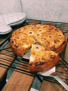 米粉 の もちもちバナナケーキ-レシピのメイン写真