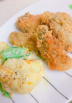 カキフライとカリフラワーのサラダ-レシピのメイン写真
