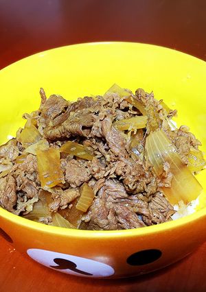 牛丼【隠し味を入れて簡単15分】-レシピのメイン写真