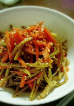 【常備菜】我が家のきんぴらごぼう-レシピのメイン写真