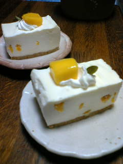 マンゴーレアチーズケーキ-レシピのメイン写真