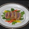 びん長まぐろのわさび醤油漬けごま焼き♪