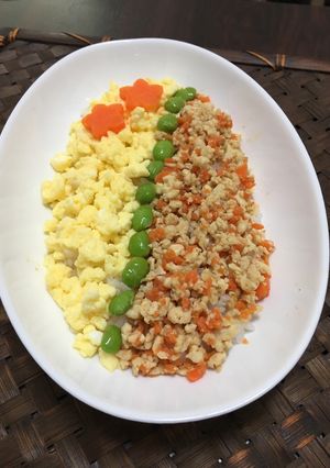 鶏にんじんそぼろ ほっこり味噌味-レシピのメイン写真