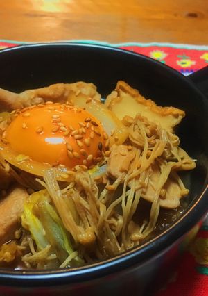 フライパンでお手軽♡鶏すき風煮炒め♡-レシピのメイン写真