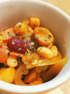 お弁当や副菜に☆簡単1品♪豆ケチャ炒め-レシピのメイン写真