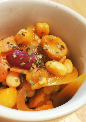 お弁当や副菜に☆簡単1品♪豆ケチャ炒め-レシピのメイン写真