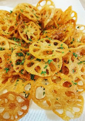 蓮根チップス-レシピのメイン写真