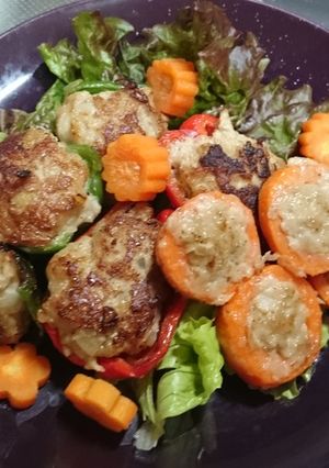 人参の肉詰め-レシピのメイン写真