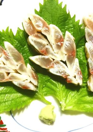 鯵酢 木の葉造り-レシピのメイン写真