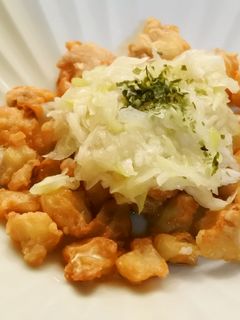 鶏膝軟骨のから揚げ❀ ねぎ塩レモン♪-レシピのメイン写真