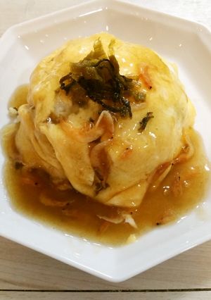 高菜チャーハンの✦卵のせ✦あんかけ-レシピのメイン写真