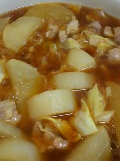 大根と鶏肉の煮物!-レシピのメイン写真
