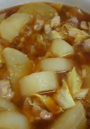 大根と鶏肉の煮物！-レシピのメイン写真