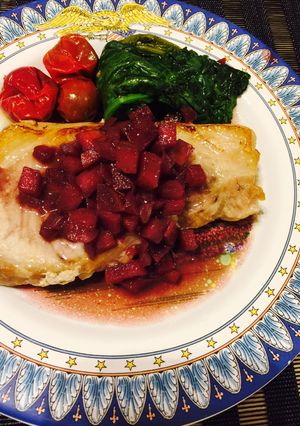 簡単☆爽やかりんごソースの豚肉ステーキ-レシピのメイン写真