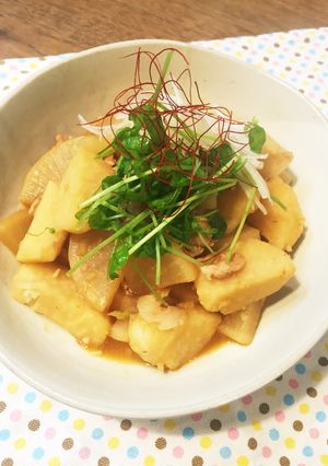 里芋と大根の韓国風煮〜ちょっぴりピリ辛-レシピのメイン写真