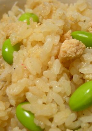 たらこ＆しらすの炊き込みご飯-レシピのメイン写真