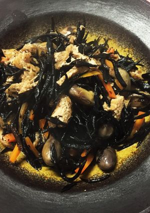 黒枝豆いりひじき煮-レシピのメイン写真