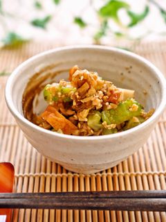 ゴーヤと竹輪の納豆和え-レシピのメイン写真