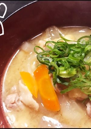 心も体もあったまる♡ウチの美味しぃ豚汁♡-レシピのメイン写真